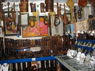 boutique artisanal située au marché de papeete