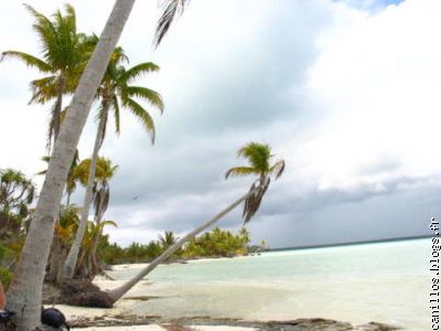 atoll de marlon brando, vue du lagon