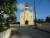 eglise catholique située dans le village avataru à rangiroa